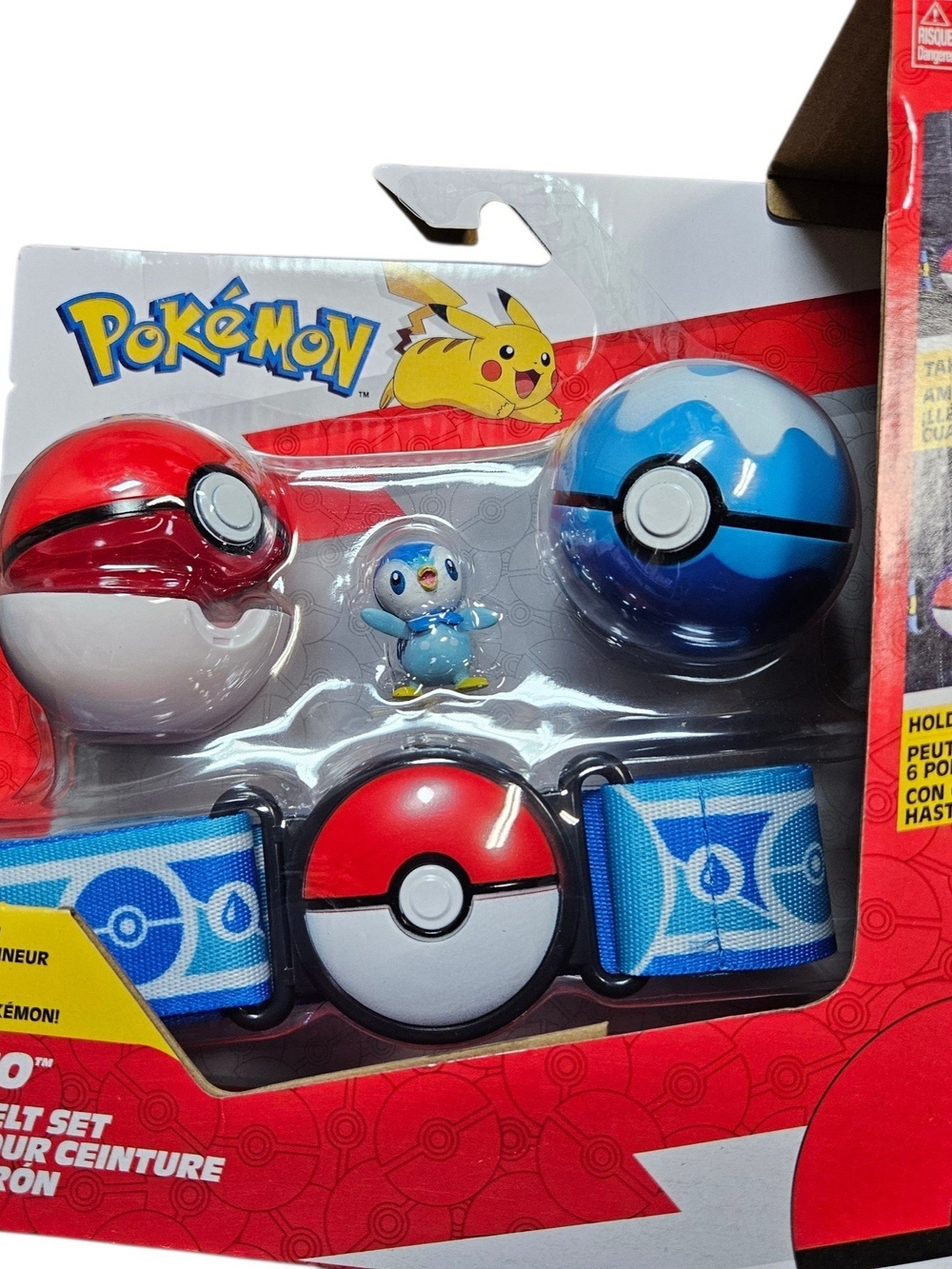 Piplup Poké Ball Belt Set - Blue & Red